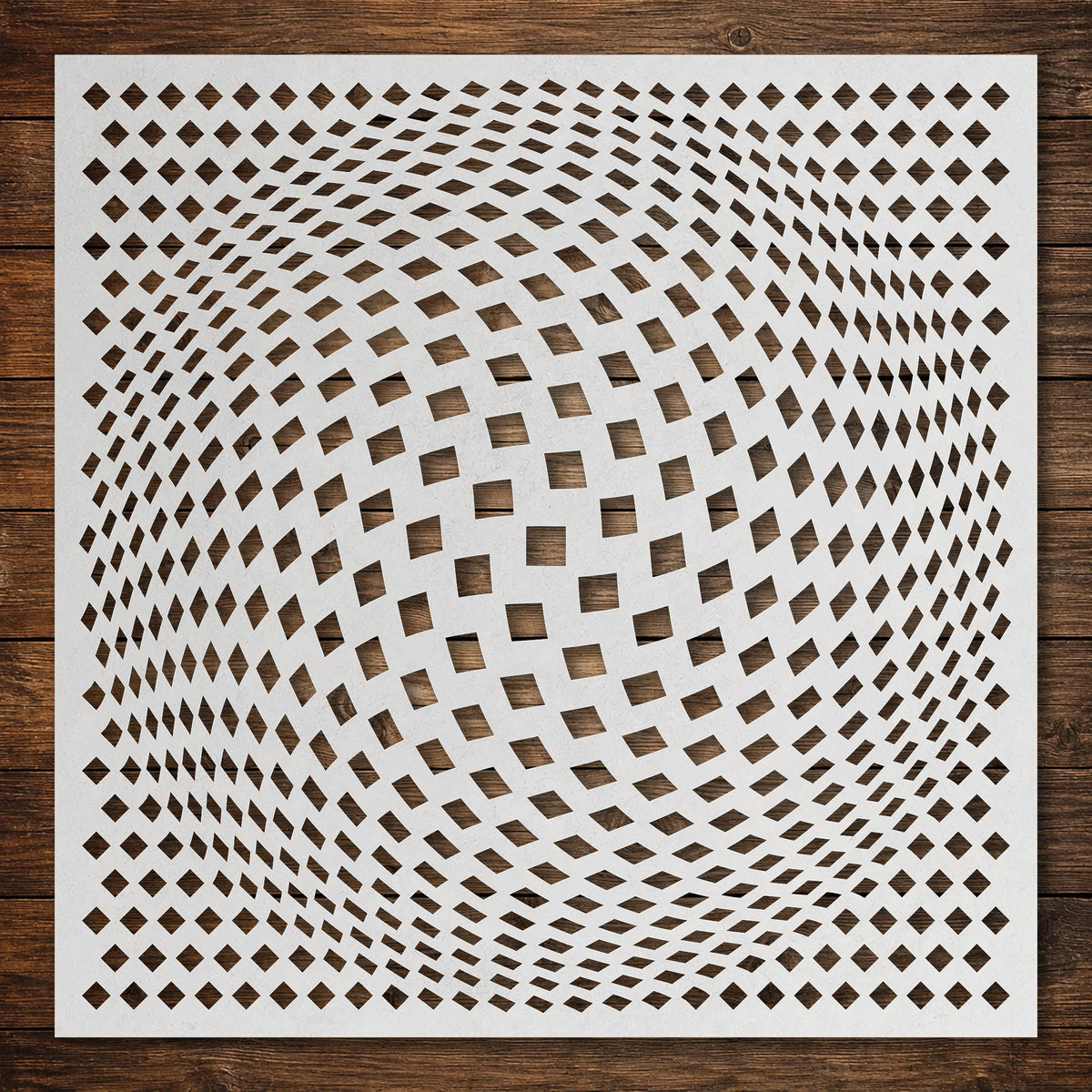 Geometric Grid #9 reusable Mylar stencil