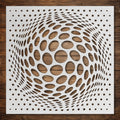 Geometric Grid #13 reusable Mylar stencil