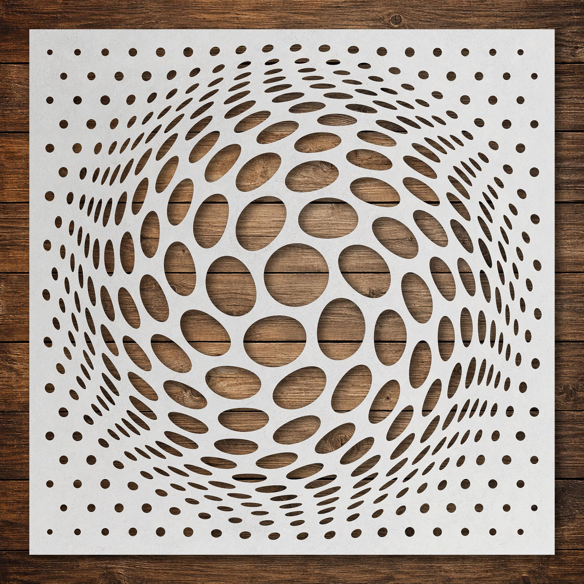 Geometric Grid #13 reusable Mylar stencil