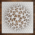 Geometric Grid #15 reusable Mylar stencil