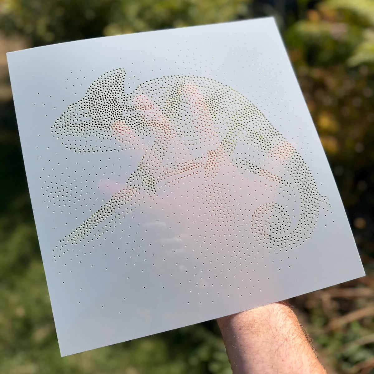 Chameleon reusable Mylar stencil