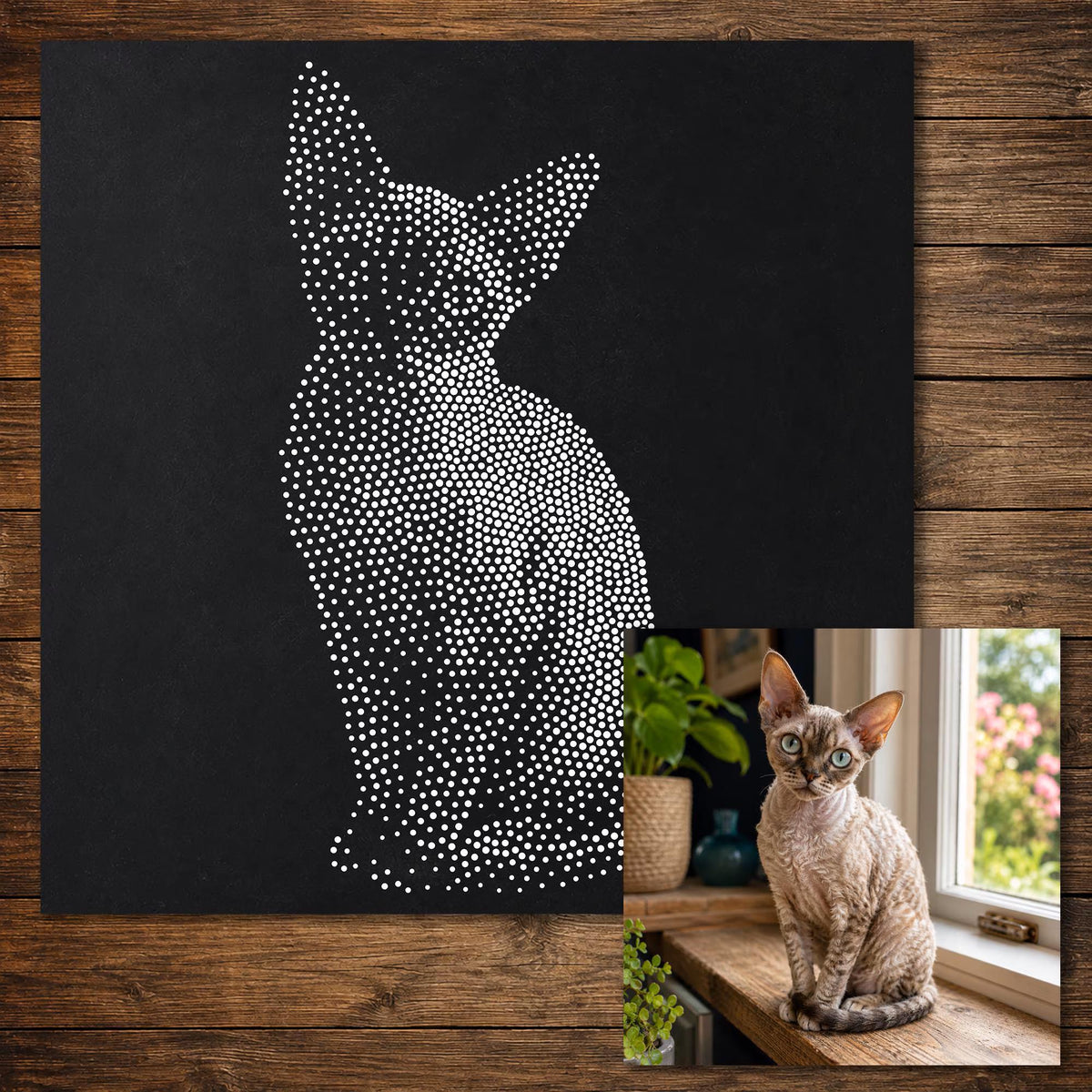 Custom Photo to reusable Mylar stencil