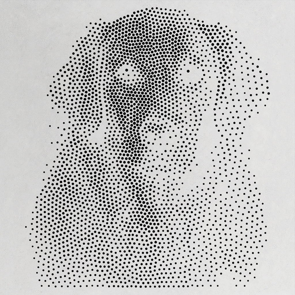 Golden Retriever Dog reusable Mylar stencil