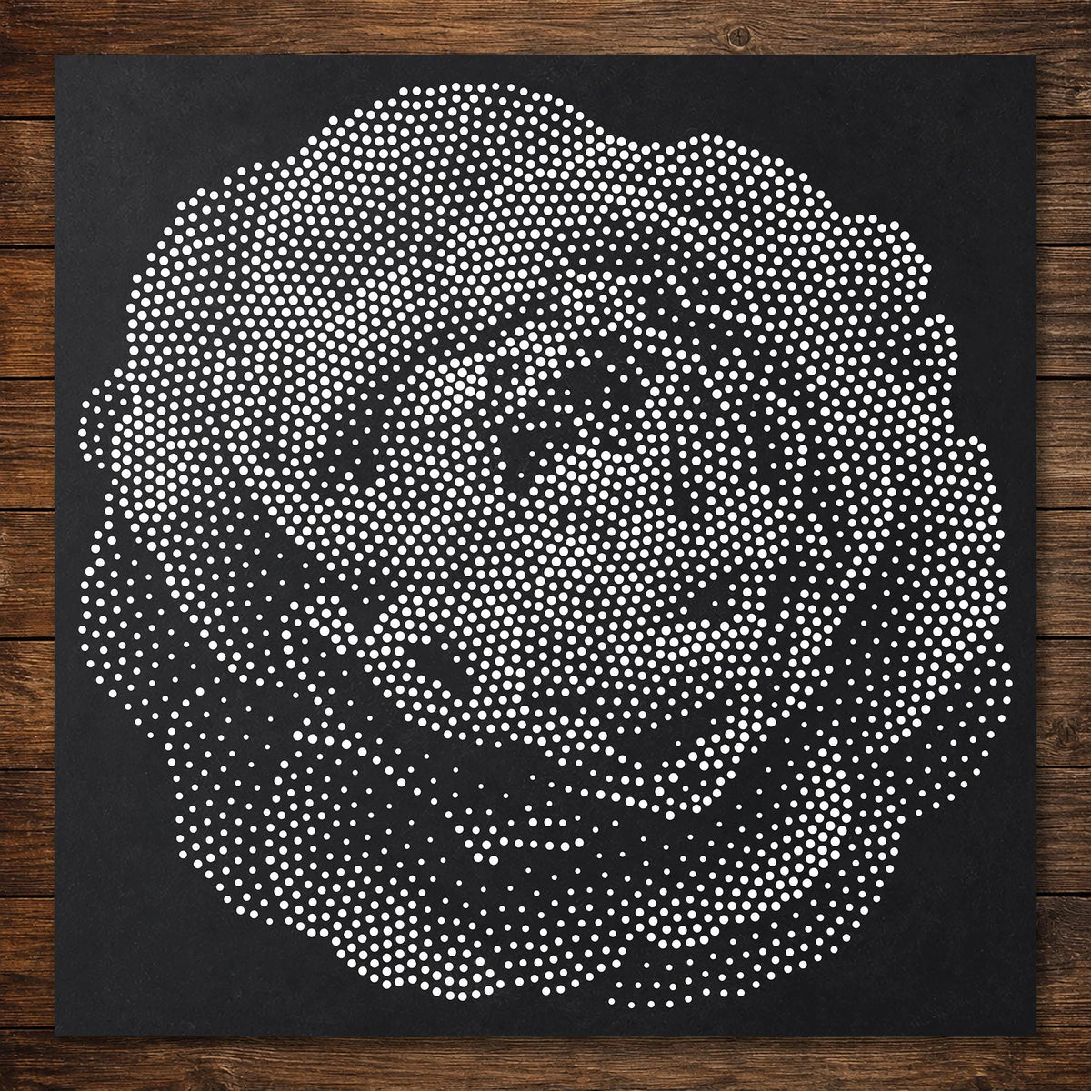 Peony Flower Bloom reusable Mylar stencil