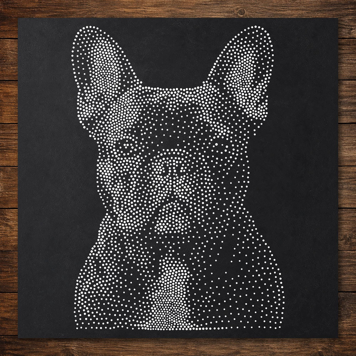 French Bulldog Dog reusable Mylar stencil