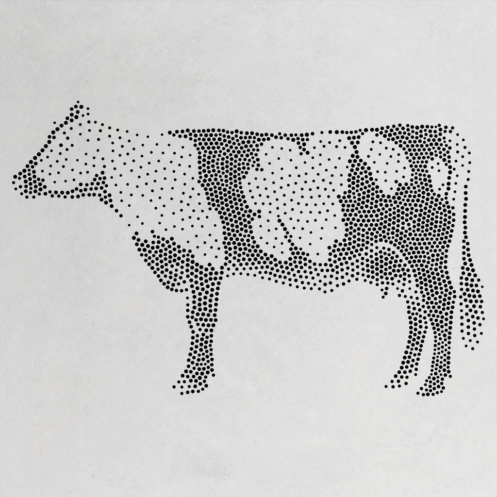 Cow reusable Mylar stencil