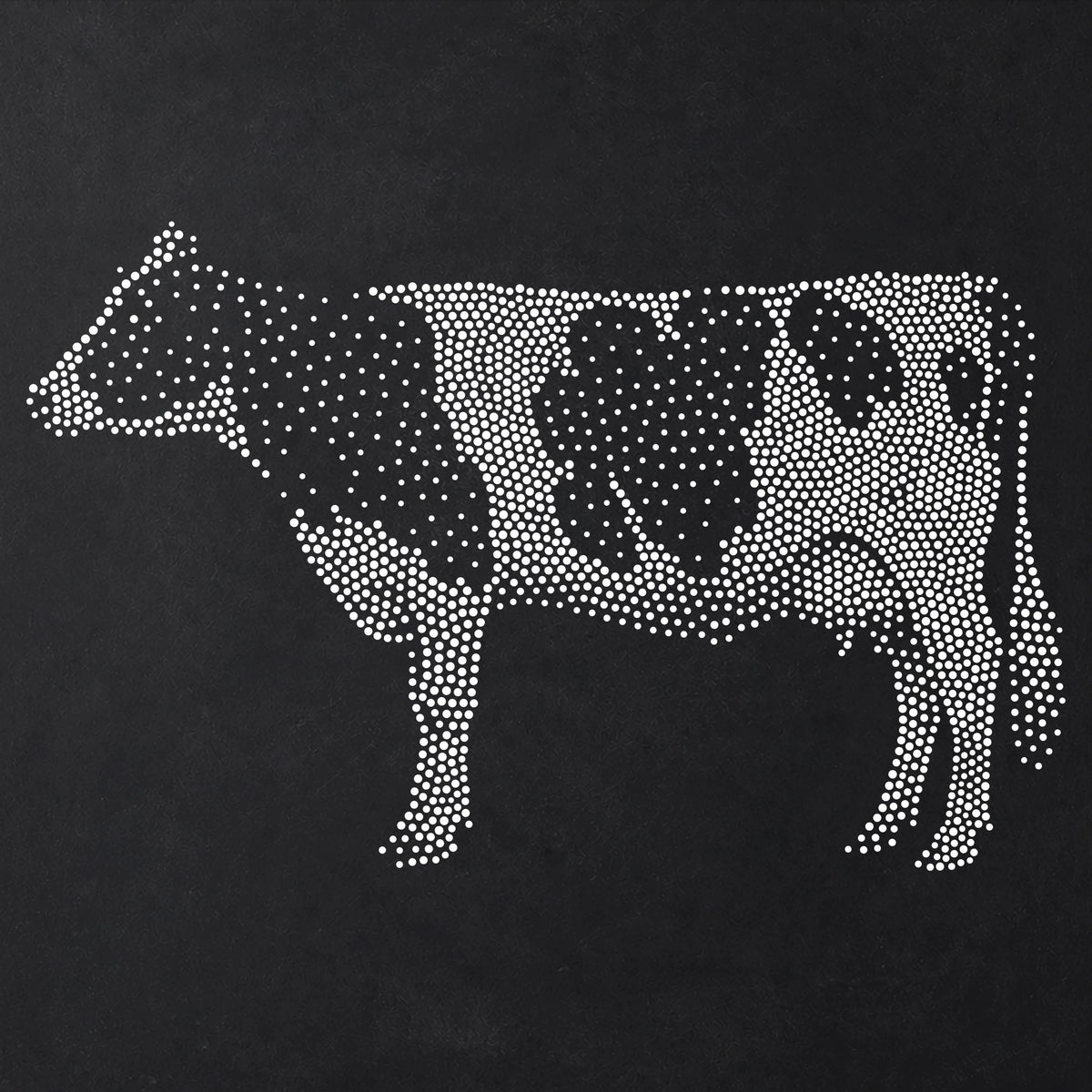 Cow reusable Mylar stencil
