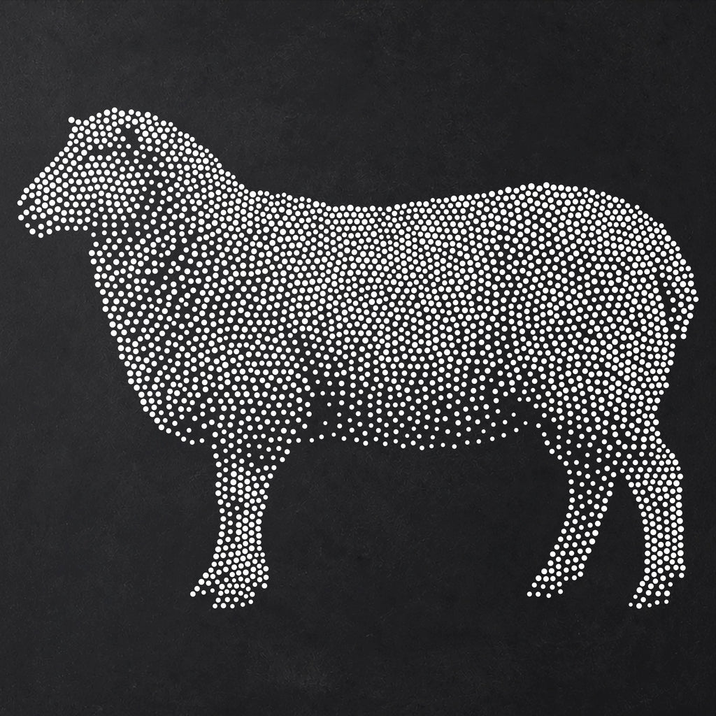 Sheep reusable Mylar stencil