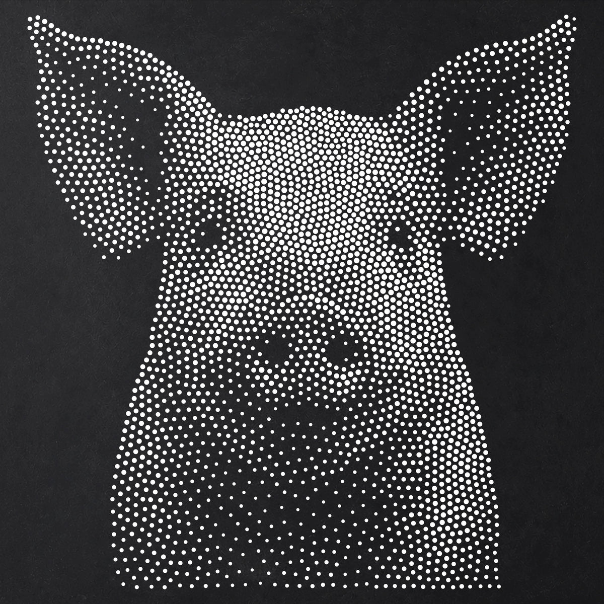 Pig Face reusable Mylar stencil
