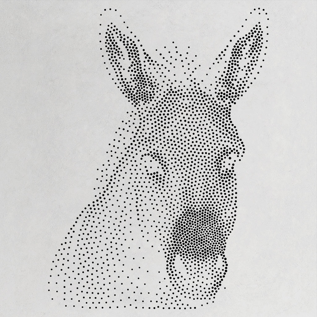 Donkey Face reusable Mylar stencil