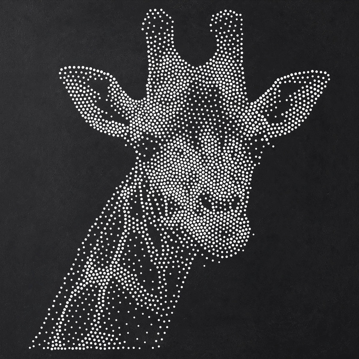 Giraffe Portrait reusable Mylar stencil