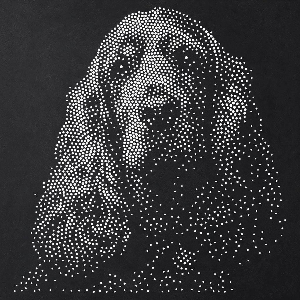 Cocker Spaniel Dog reusable Mylar stencil