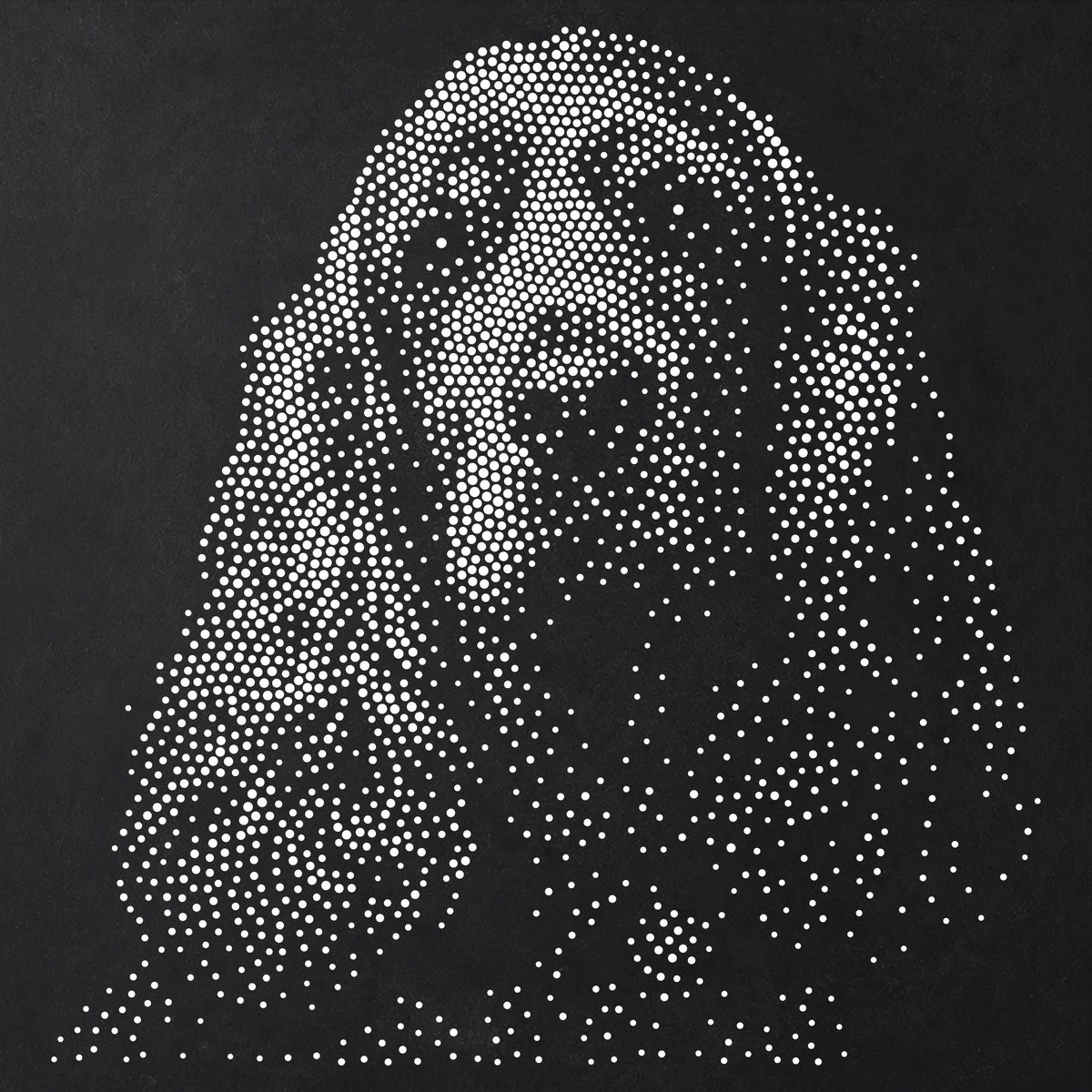Cocker Spaniel Dog reusable Mylar stencil