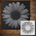 Daisy Flower reusable Mylar stencil