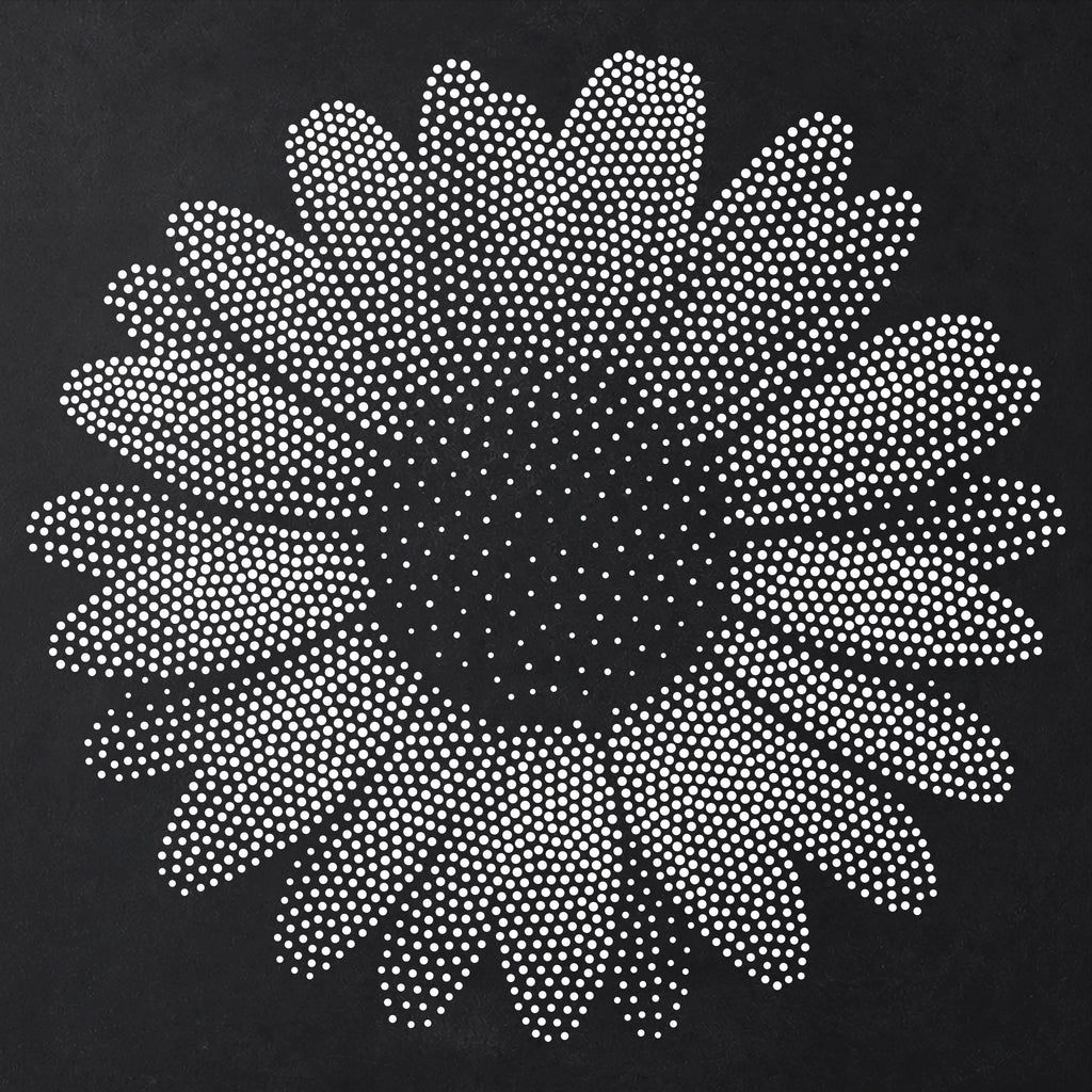 Daisy Flower reusable Mylar stencil