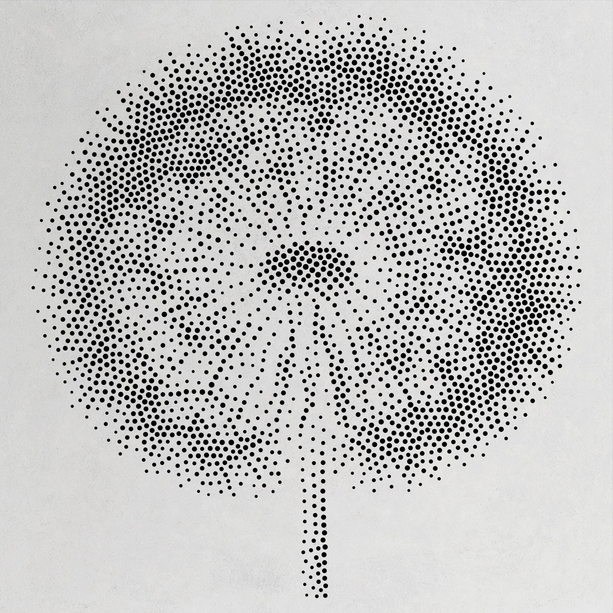 Dandelion Seed Head reusable Mylar stencil