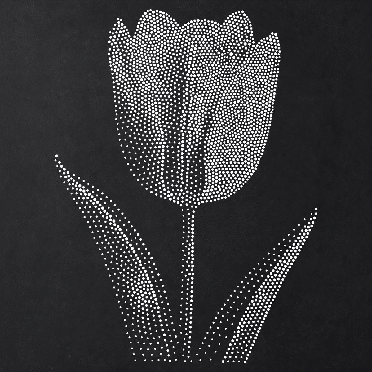 Tulip Flower reusable Mylar stencil