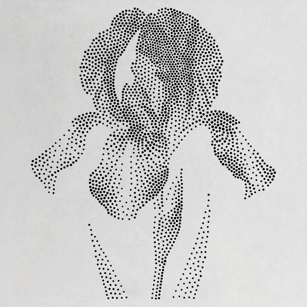 Iris Flower reusable Mylar stencil