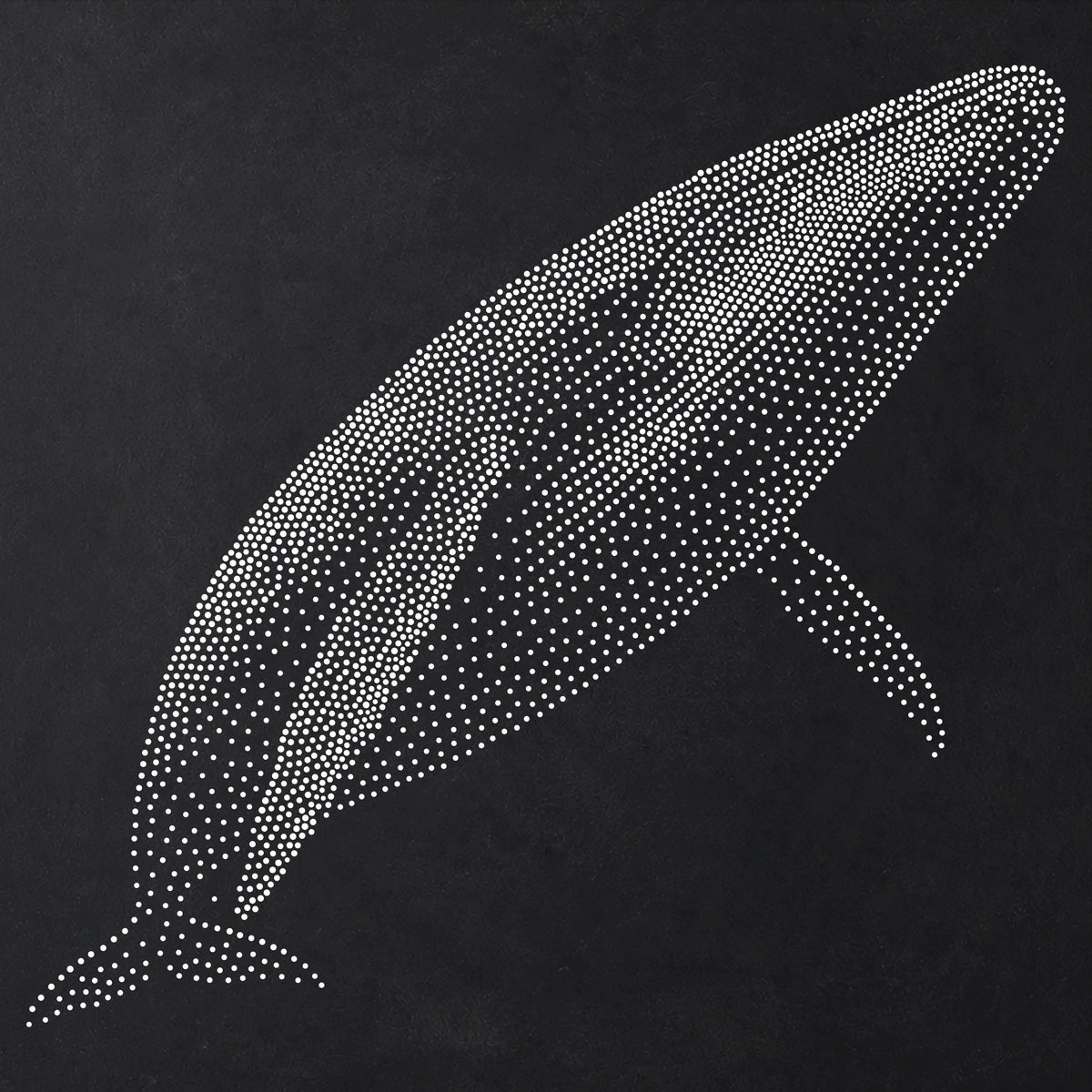 Blue Whale reusable Mylar stencil