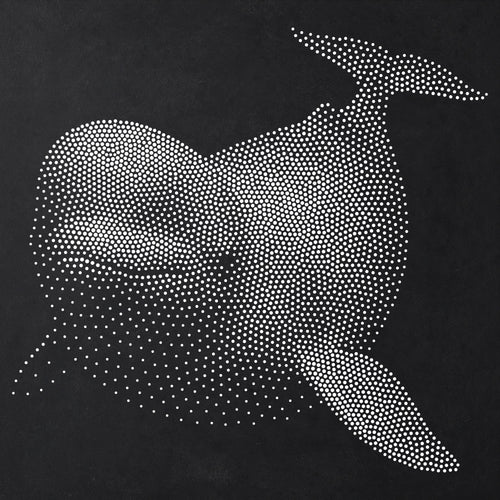 Beluga Whale reusable Mylar stencil