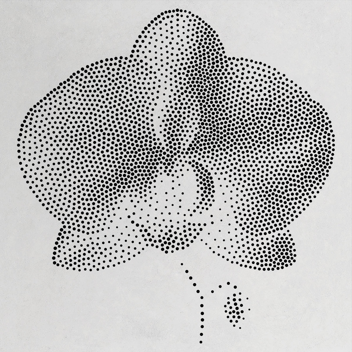 Orchid Flower reusable Mylar stencil