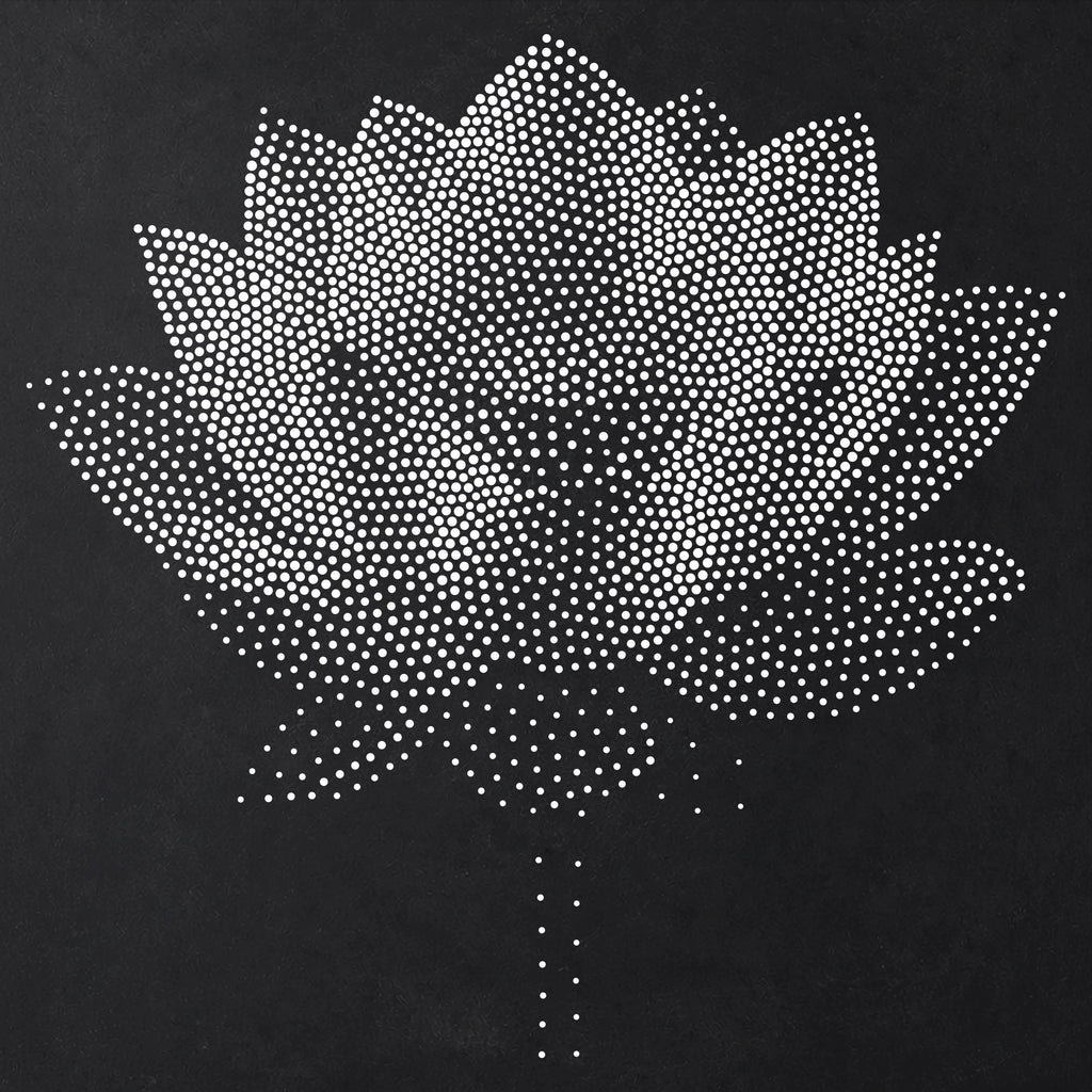 Lotus Flower reusable Mylar stencil