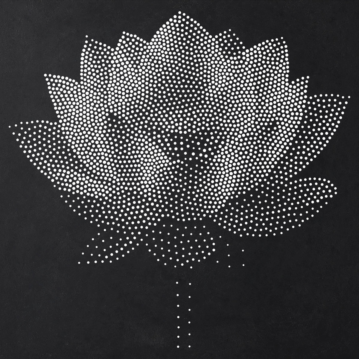 Lotus Flower reusable Mylar stencil