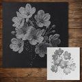 Cherry Blossom reusable Mylar stencil