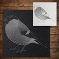 Bullfinch Bird reusable Mylar stencil