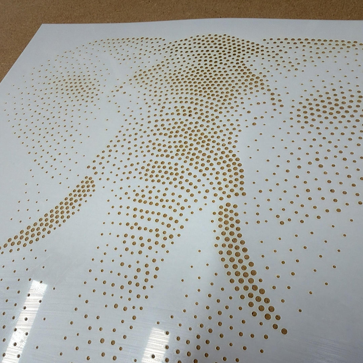 Realistic Elephant reusable Mylar stencil