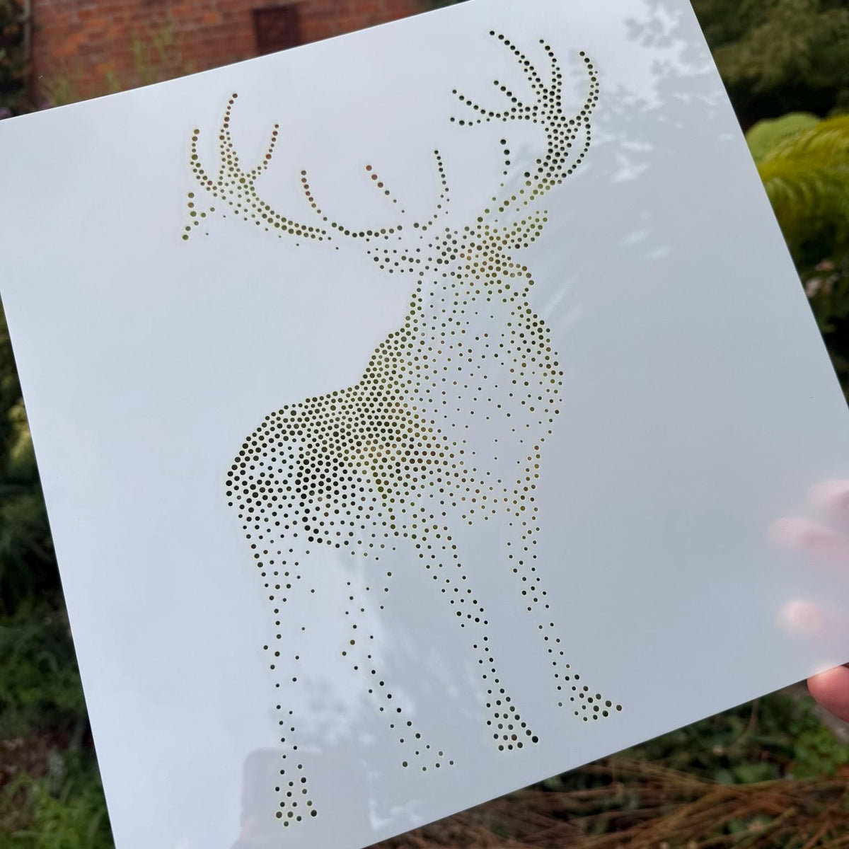 Bull Elk reusable Mylar stencil