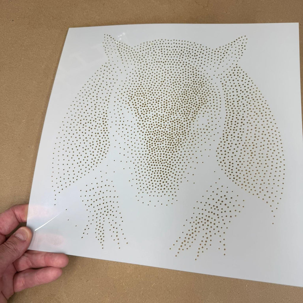 Armadillo reusable Mylar stencil