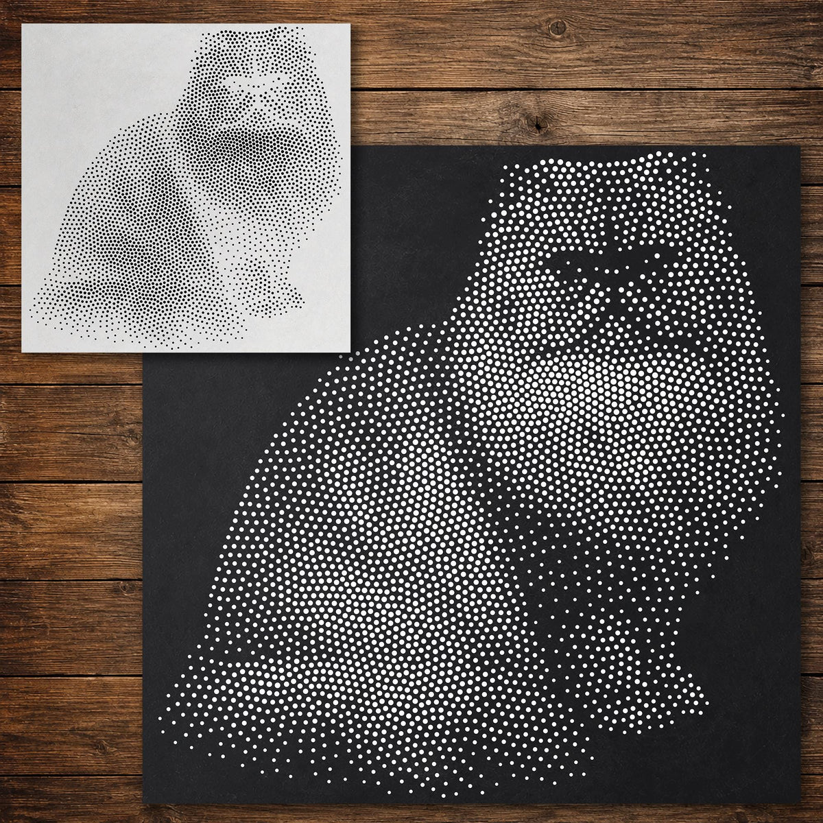 Persian Cat reusable Mylar stencil