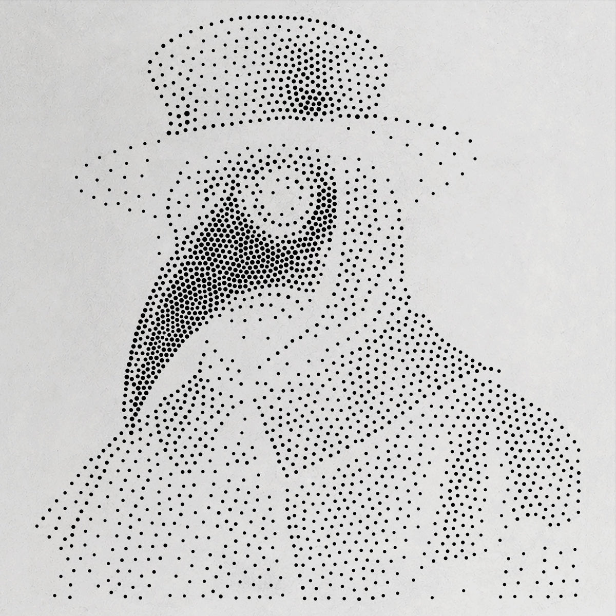 Plague Doctor Halloween reusable Mylar stencil