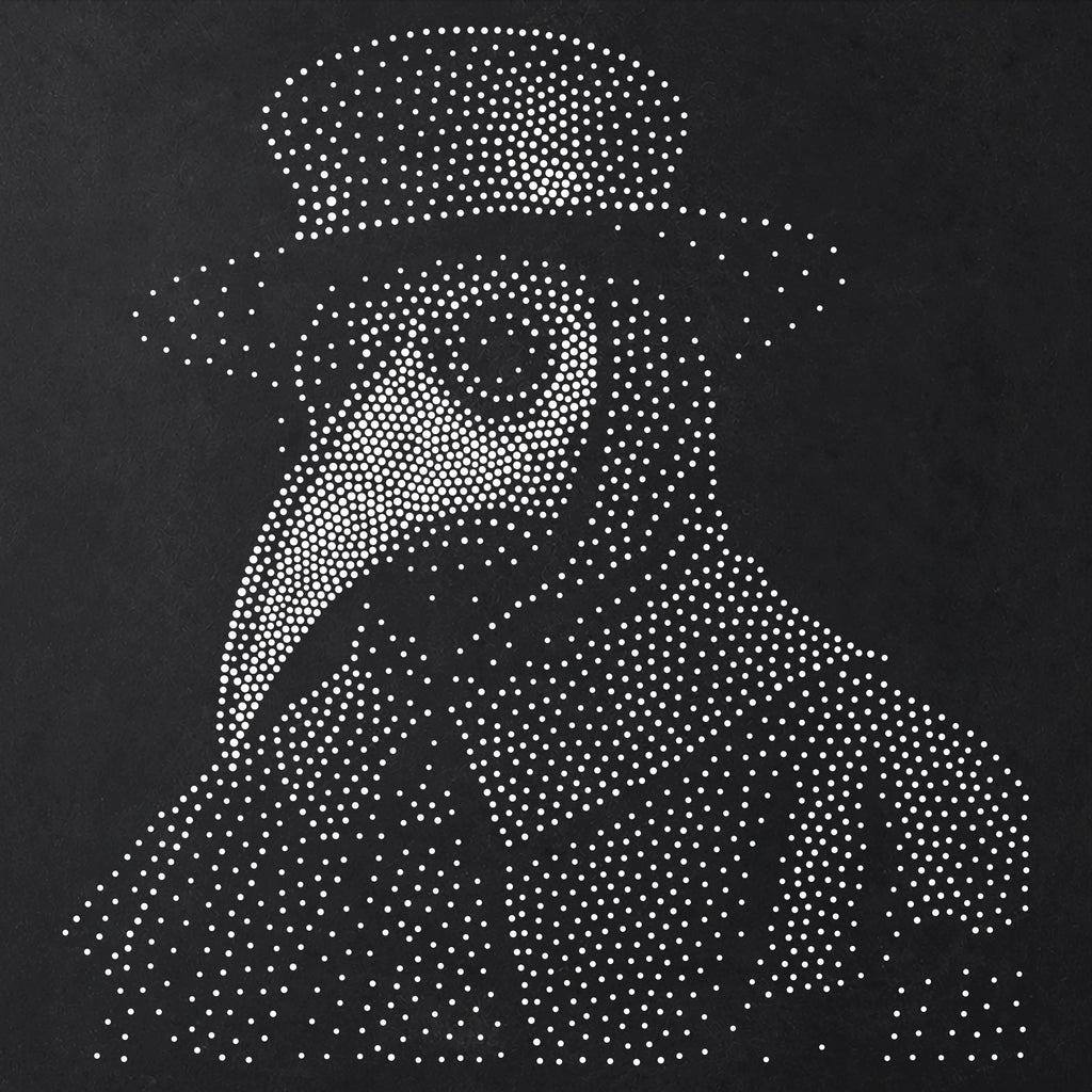 Plague Doctor Halloween reusable Mylar stencil