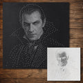Vampire Count Dracula Halloween reusable Mylar stencil