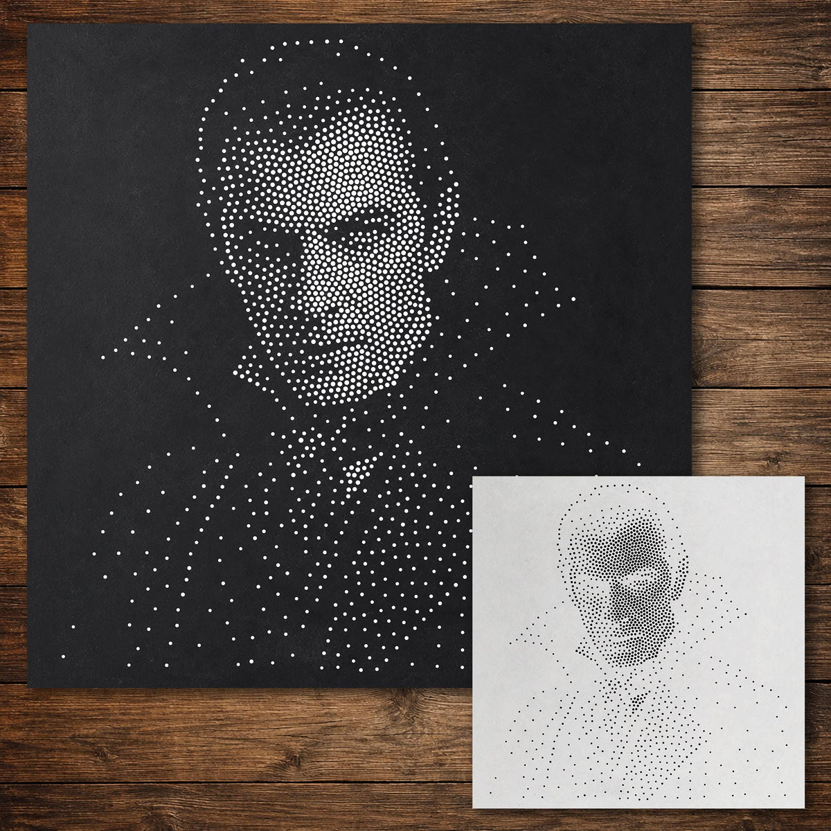 Vampire Count Dracula Halloween reusable Mylar stencil