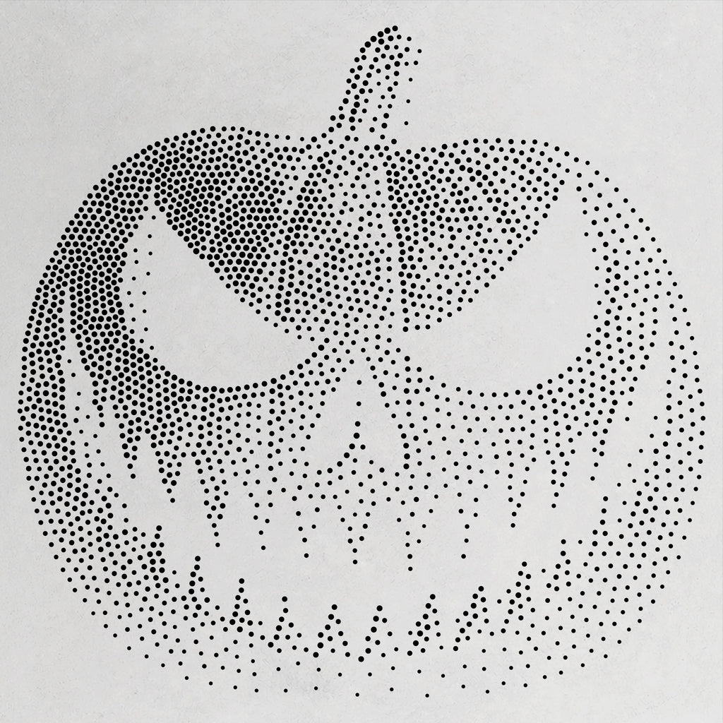 Jack-o’-Lantern Halloween reusable Mylar stencil