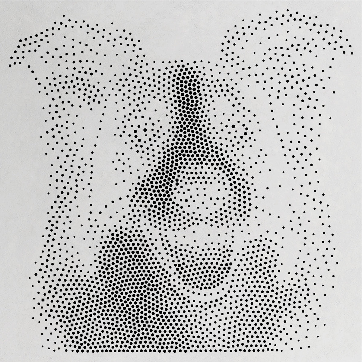 Border Collie Dog reusable Mylar stencil