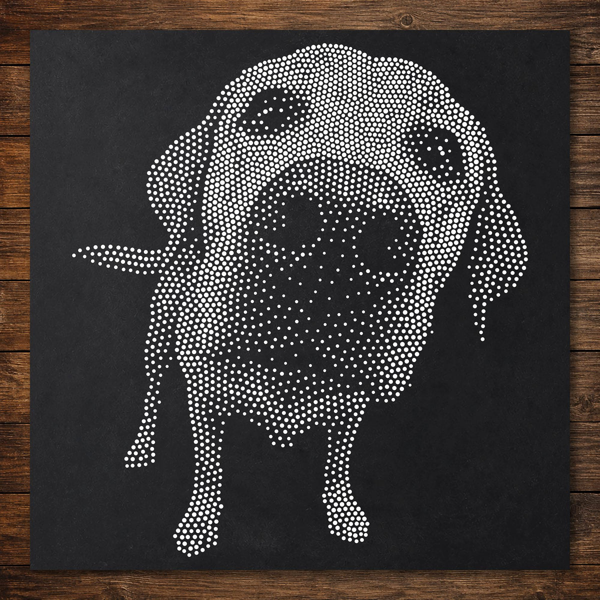 Labrador Retriever Nose Close Up Dog reusable Mylar stencil