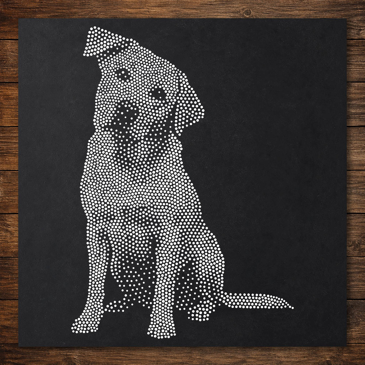 Labrador Retriever Alert Dog reusable Mylar stencil
