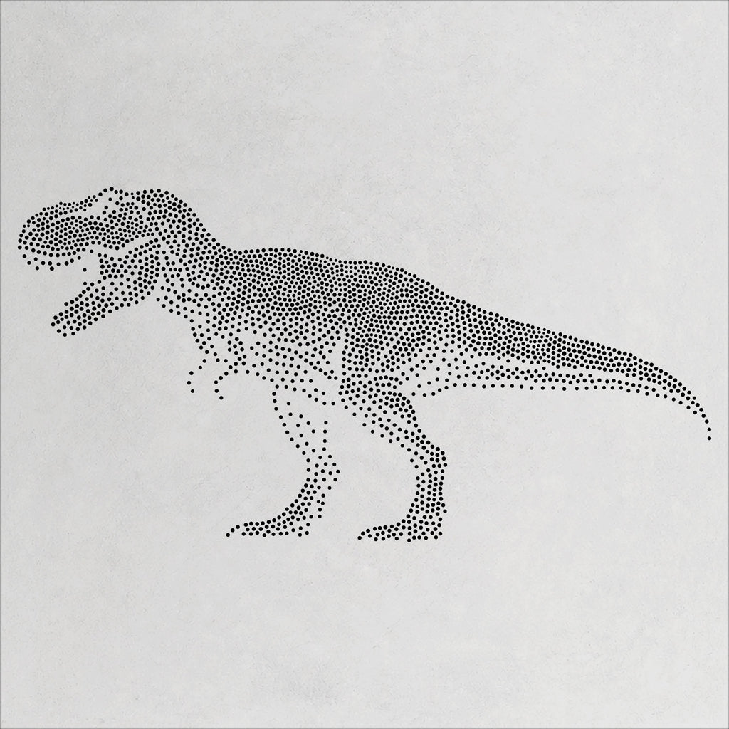 T Rex Dinosaur reusable Mylar stencil