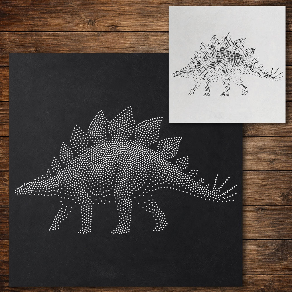 Stegosaurus Dinosaur reusable Mylar stencil