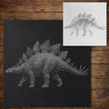 Stegosaurus Dinosaur reusable Mylar stencil