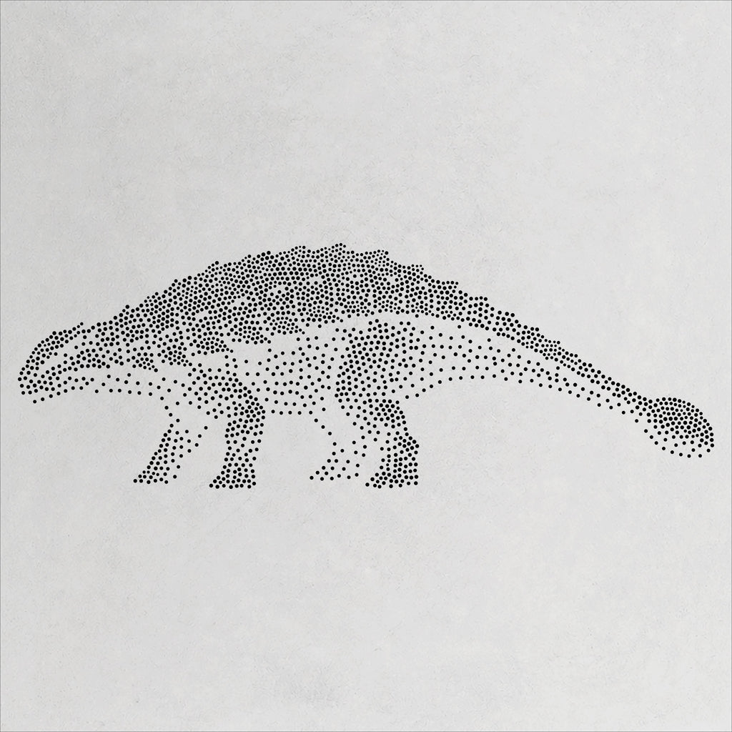 Ankylosaurus Dinosaur reusable Mylar stencil