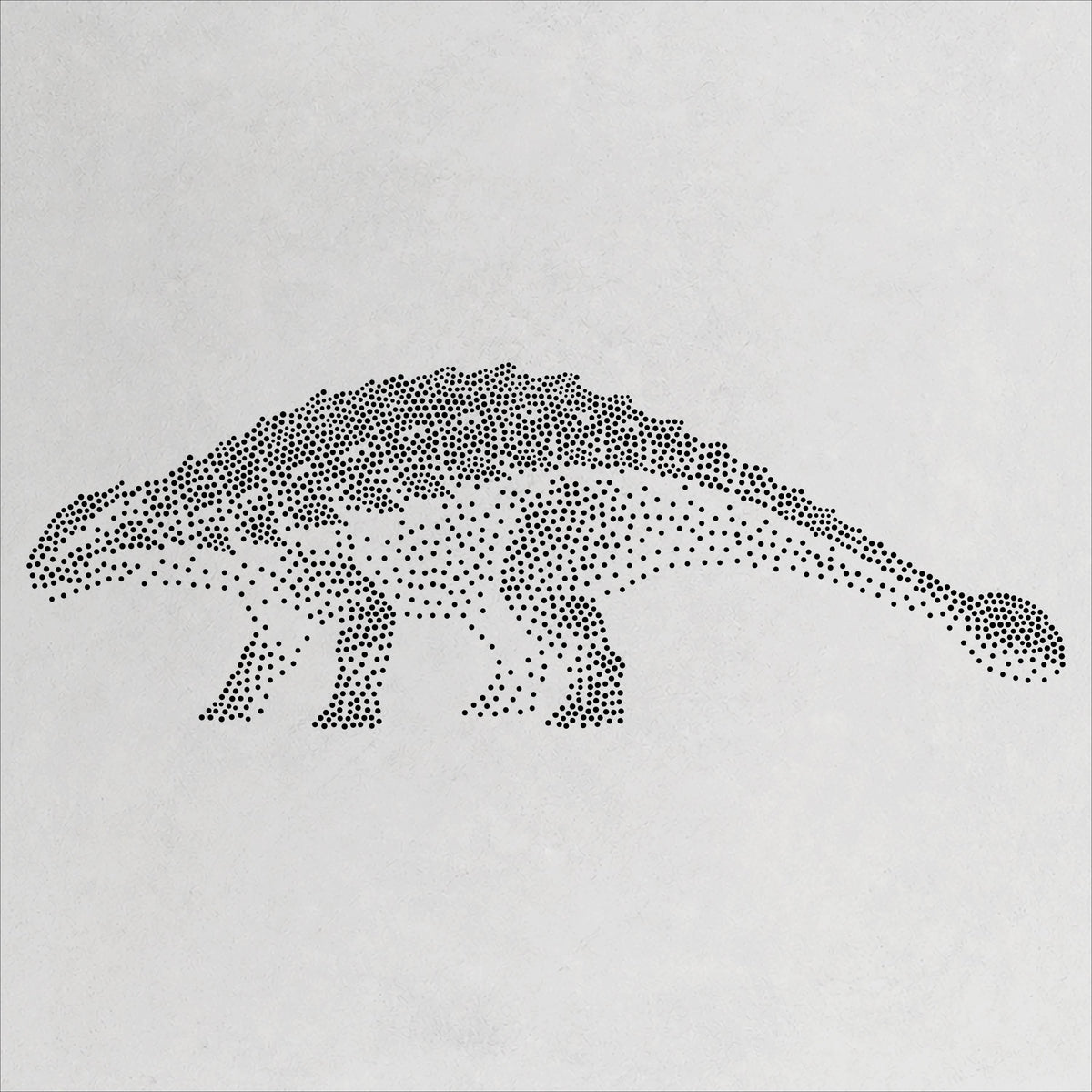 Ankylosaurus Dinosaur reusable Mylar stencil