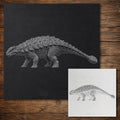 Ankylosaurus Dinosaur reusable Mylar stencil