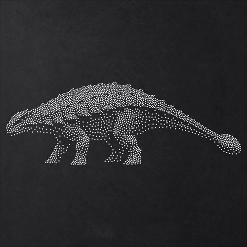 Ankylosaurus Dinosaur reusable Mylar stencil