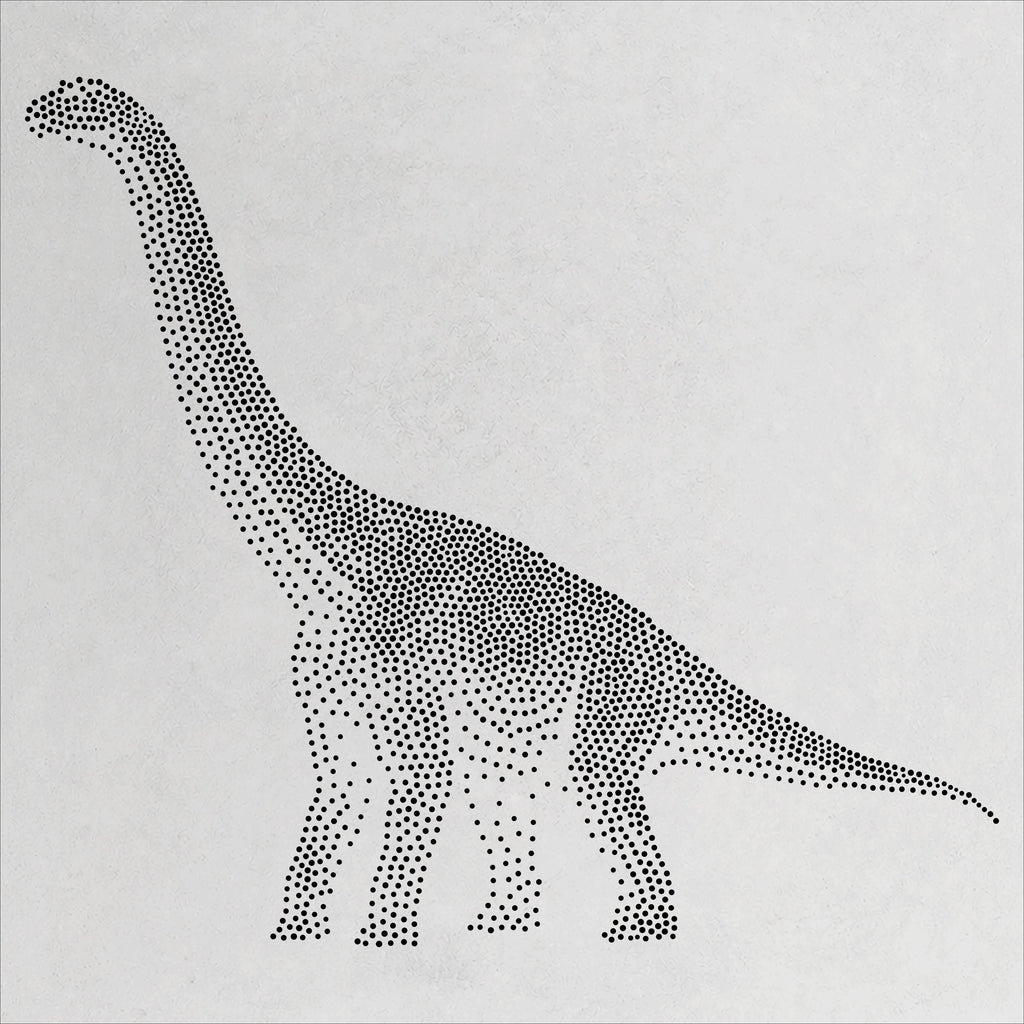 Brachiosaurus Dinosaur reusable Mylar stencil