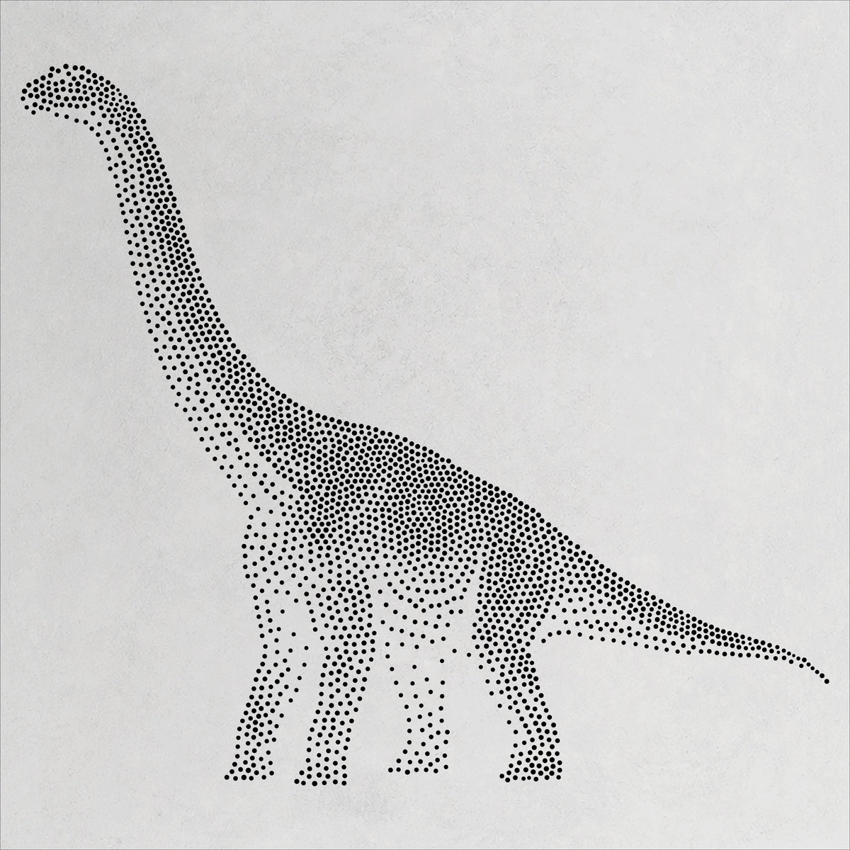 Brachiosaurus Dinosaur reusable Mylar stencil